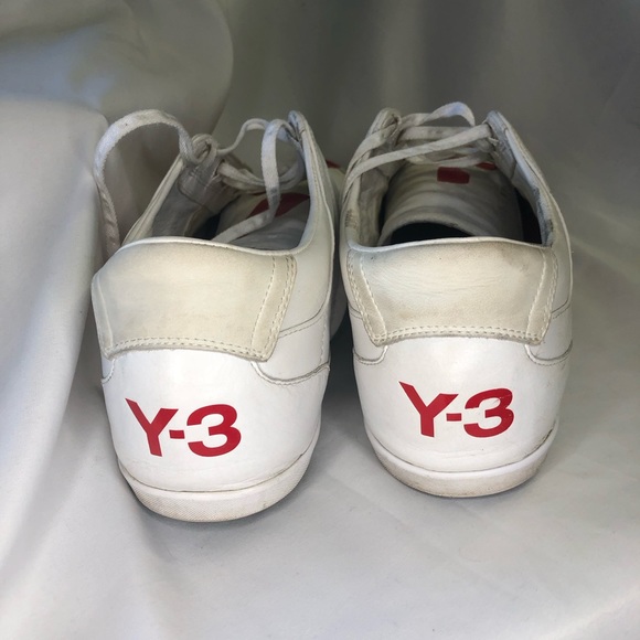 Super Rare Y-3 Adidas with abstract Yohji Yamamoto 12 white & Red - Picture 6 of 14